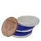 Milk Chocolate Coins, Hanukkah Gelt, Blue And Silver Coins, Made with Premium Belgian Chocolate, Nut and Gluten-Free, Non-GMO, Kosher Certified Dairy (25-Pack)